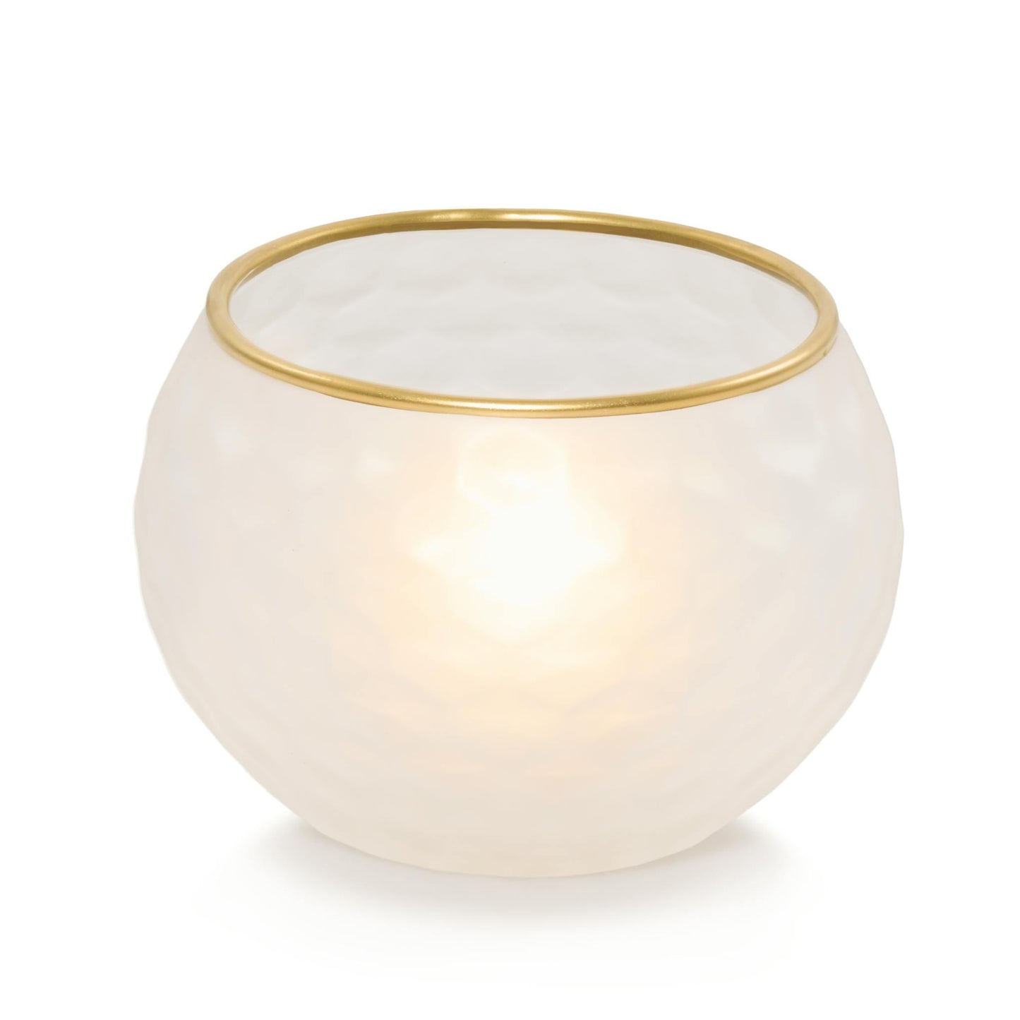 Frosted Honeycomb Tea Light Candle Holder (S1JW9)